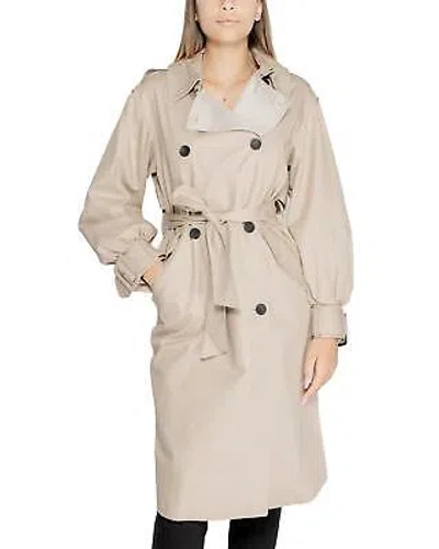 Pre-owned Desigual Beige Button-up Jacket With Long Sleeves And Front Pockets - Jackets