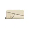 DESIGUAL BEIGE CHIC WALLET WITH CONTRASTING ACCENTS