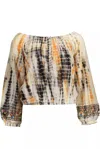 Desigual Beige Cotton Women Top In Beige