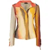 Desigual Beige Polyester Pattern Shirt In Multi