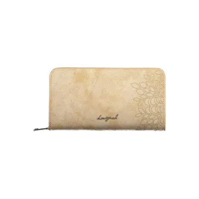 Desigual Beige Polyurethane Women Wallet
