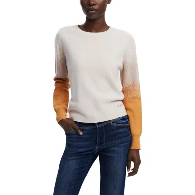 Desigual Beige Viscose Sweatshirt In White