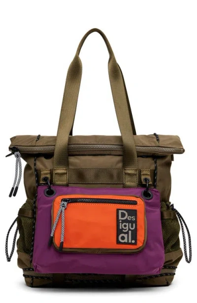 Desigual Big Backpack In Brown