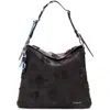 Desigual Big Faux Leather Backpack In Neutral