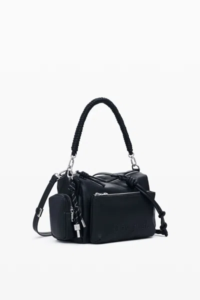 Desigual ポケット付きハンドバッグ In Black