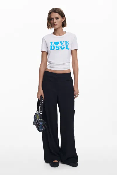 Desigual テーラードストレートパンツ In Black