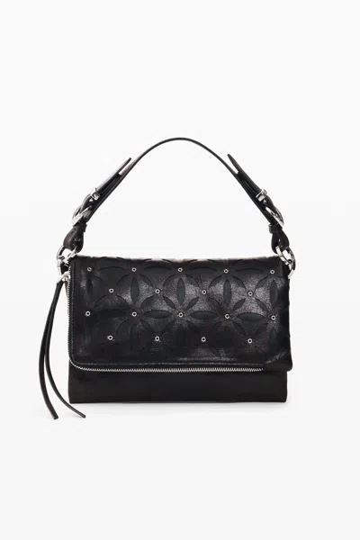 Desigual ミディアムキルティングバッグ In Black