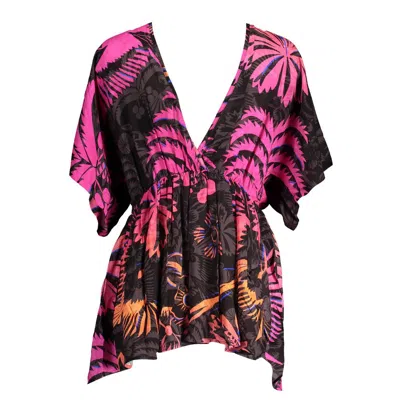 DESIGUAL BLACK COTTON WOMEN DRESS