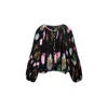 Desigual Black Polyester Blouse In Black