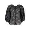 Desigual Black Polyester Shirt In Black