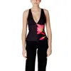 Desigual Black Polyester Top In Black