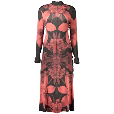 Desigual Black Polyester Women's Dress In Multi