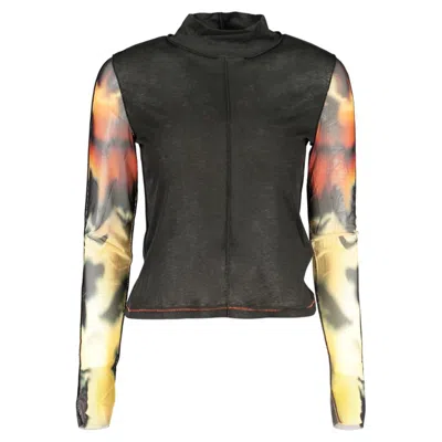 Desigual Black Polyester Women's Sweater In Multi