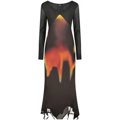 Desigual Black Polyester Women's Women's Dress