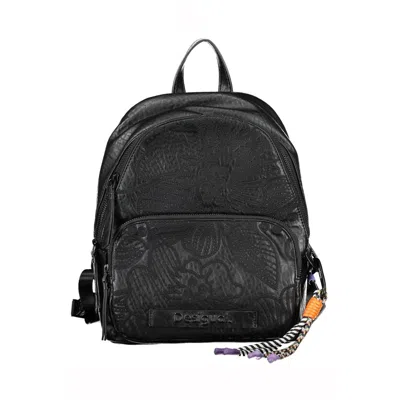 Desigual Black Polyethylene Backpack
