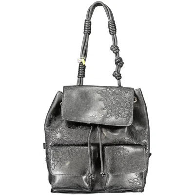 Desigual Black Polyethylene Backpack