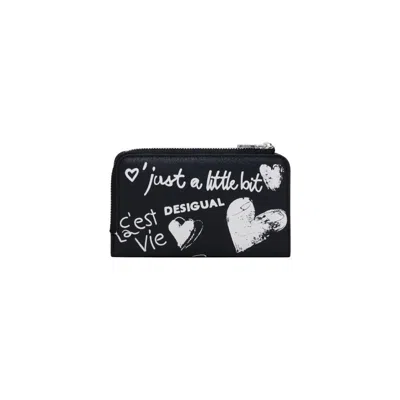 Desigual Black Polyethylene Wallet