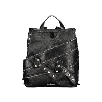 Desigual Black Polyurethane Women's Backpack