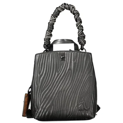 Desigual Black Polyurethane Women Mini Backpack