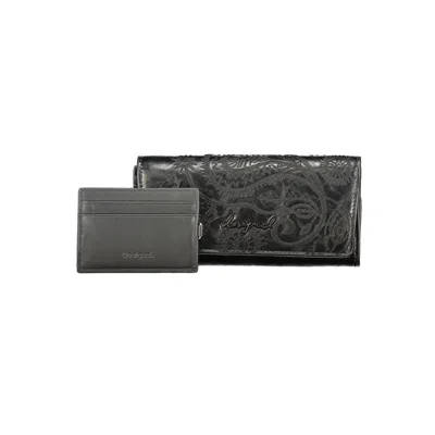 Desigual Black Polyurethane Women's Wallet