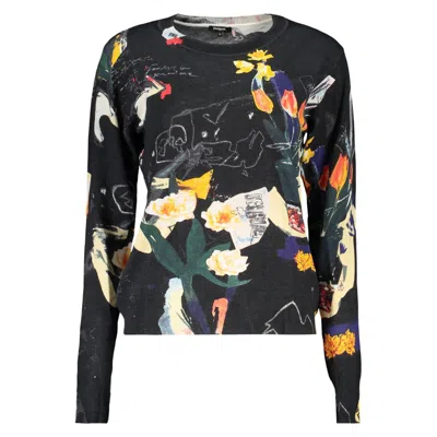 Desigual Black Viscose Women Sweater