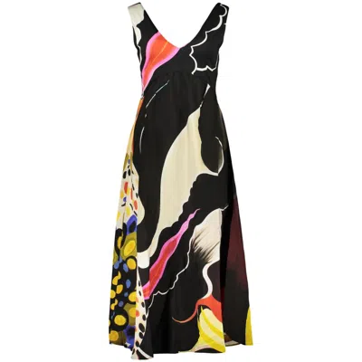 Desigual Black Viscose Women's Women's Dress