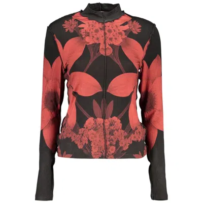 Desigual Black Viscose Womens Sweater In Multi