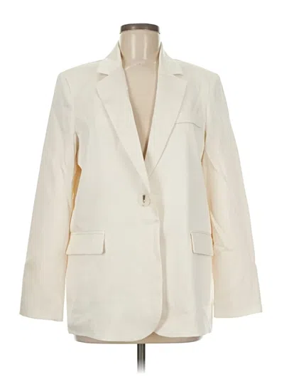 Pre-owned Desigual Blazer Jacket In White