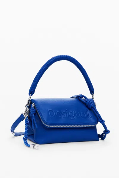 Desigual 小さなロゴのバッグ In Blue