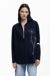 Desigual 花柄のシャツ In Blue