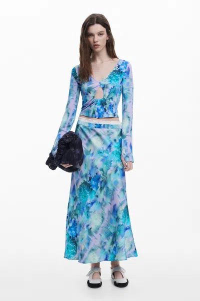 Desigual コリーナ・ストラダのミディスカート In Blue