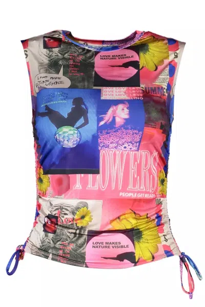 Desigual Graphic-print Top In Multi