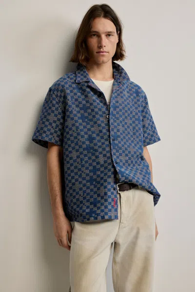 Desigual Blue Checkered Shirt