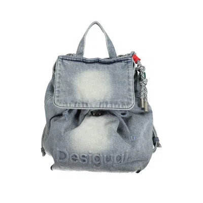 Desigual Blue Cotton Backpack