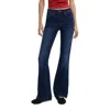 Desigual Blue Cotton Bootcut Jean In Blue