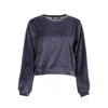 Desigual Blue Cotton Sweater In Blue