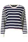 Desigual Blue Cotton Sweater