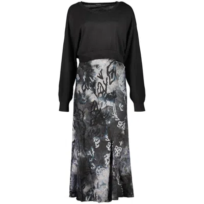 Desigual Blue Polyester Women's Women's Dress