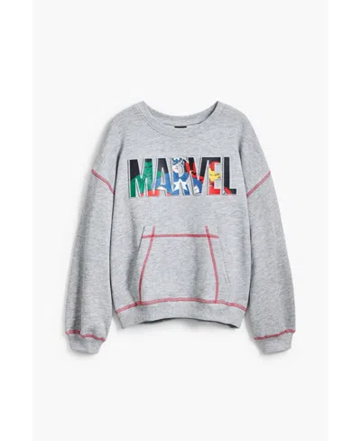 Desigual Kids' Boys Boys's Marvel Sweatshirt In Gray