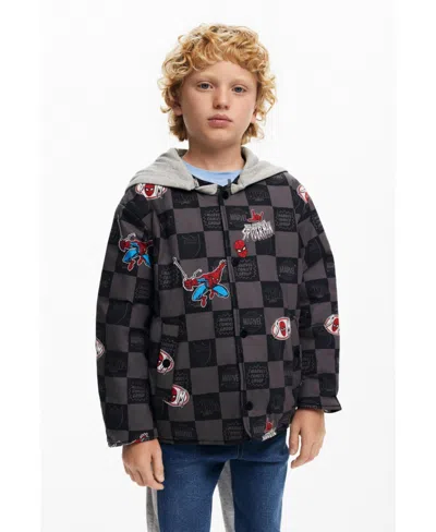 Desigual Kids' Boys's Reversible Spiderman Jacket In Multi
