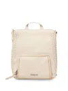 Desigual Braided-panel Backpack In Neutral