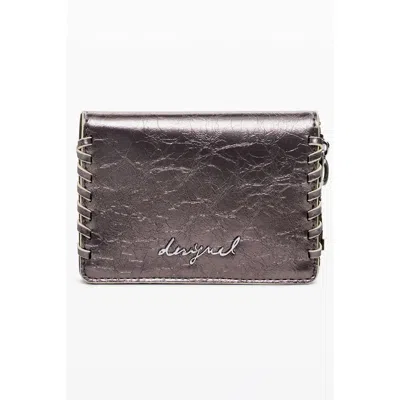 Desigual Bronzo Polyurethane Women Wallet In Brown