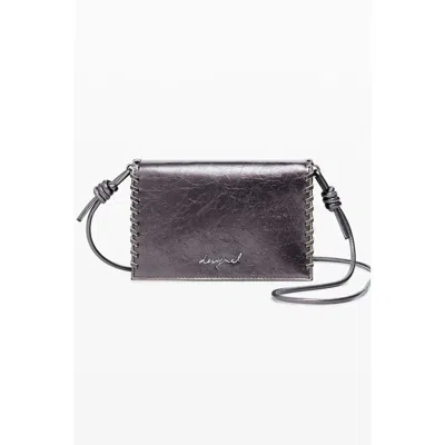 Desigual Bronzo Polyurethane Women Wallet In Purple