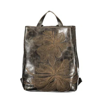 Desigual Brown Polyurethane Women Backpack