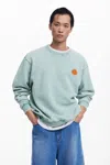 Desigual Buenavida Embroidered Sweatshirt In Blue