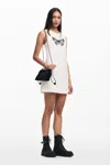 Desigual Butterfly Sleeveless Minidress In White