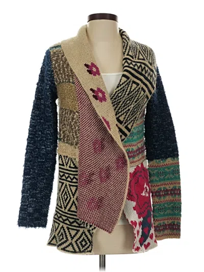 Pre-owned Desigual Cardigan Sweater In Brown