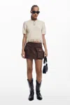Desigual Cargo Miniskirt In Brown