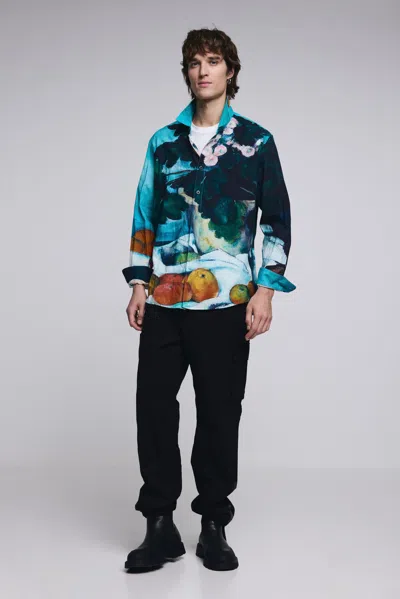 Desigual Cargo Trousers With Drawstring In Black