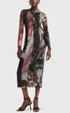 Desigual Carson Contrast Print Dress In Multicolor In Multi